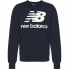 Men’s Sweatshirt without Hood New Balance MT03560 Navy