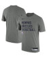 Фото #2 товара Men's Heather Gray Memphis Grizzlies 2023/24 Sideline Legend Performance Practice T-shirt