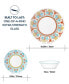 Фото #5 товара Набор посуды для ужина Corelle Global Collection, Terracotta Dreams, 12 предметов, сервировка для 4, всех.