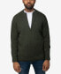 Фото #5 товара Men's Ribbed Mock Neck Quarter-Zip Sweater