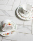 Фото #2 товара Language of Flowers Cups & Saucers - Set of 2