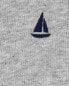 Baby Sailboat Pocket Snap-Up Romper 3M