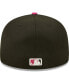 Фото #2 товара Men's Black, Pink Los Angeles Dodgers 1981 World Series Champions Passion 59FIFTY Fitted Hat