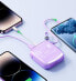 Фото #10 товара Внешний аккумулятор 10000mAh Joyroom Jelly Series 22.5W с USB-C кабелем, фиолетовый
