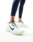 Nike Running Juniper Trail 2 NN trainers in white and green