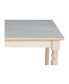 Фото #4 товара Solid Wood Top Table - Turned Legs