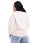 Levi's Plus sweatshirt with small batwing logo in pink