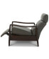 Фото #5 товара CLOSEOUT! Jazlo Leather Push Back Recliner, Created for Macy's