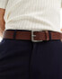 ONLY & SONS leather belt in brown