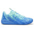 Фото #1 товара Puma Mb.03 Lo Team Basketball Youth Mens Blue Sneakers Athletic Shoes 31051901