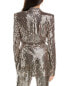 Фото #2 товара Badgley Mischka Classic Sequin Jacket Women's