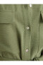 Фото #6 товара Gömlek Elbise Beli Kuşaklı Düğmeli Cepli