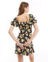 Miss Selfridge babydoll mini dress in lemon print Zitronenmuster, M - EU 40-42 - фото #4