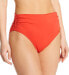 Фото #2 товара Vince Camuto 296041 Riviera Convertible High-Waist Bikini Bottom Red Sunset MD