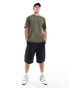 HUGO Red dapolino relaxed fit t-shirt in dark green