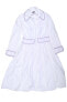 Zac Posen Cotton Poplin Dress (White/Lilac) Women's Dress