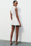 Фото #5 товара Короткое платье-рубашка со складками ZARA