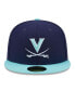 Фото #2 товара Men's Navy, Light Blue Virginia Cavaliers 59FIFTY Fitted Hat