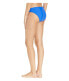 Фото #2 товара Athena Women's 184933 Solid Retro Bikini Bottoms Swimwear Cobalt Size 12