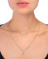 ფოტო #4 პროდუქტის Diamond Solitaire 18" Pendant Necklace (1/5 ct. t.w.) in 14k White, Yellow or Rose Gold