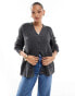 Фото #1 товара Vila longline cardigan in grey