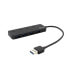 Фото #1 товара i-tec USB 3.0 Metal HUB 4 Port with individual On/Off Switches - USB 3.2 Gen 1 (3.1 Gen 1) Type-A - USB 3.2 Gen 1 (3.1 Gen 1) Type-A - 5 Mbit/s - Black - Plastic - USB
