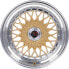 Колесный диск литой R-Style Wheels RS01 gold horn polished 7.5x17 ET35 - LK5/112 ML73.1