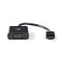Nedis CCBW34900AT02 - 0.2 m - VGA (D-Sub) - HDMI Type A (Standard) - Female - Male - Straight