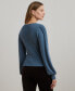 Petite Blouson-Sleeve Sweater