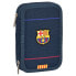 Фото #1 товара SAFTA Small Double Filled 34 Pcs FC Barcelona Third Pencil Case