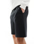 Фото #2 товара ASOS DESIGN slim scuba shorts in black