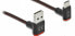 Фото #4 товара Delock EASY-USB 2.0 Cable Type-A male to USB Type-C™ male angled up / down 2 m black - 2 m - USB A - USB C - USB 2.0 - Black