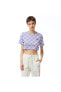 Фото #3 товара Checker Crew Crop Ii Kadın Mor T-shirt