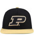 ფოტო #4 პროდუქტის Men's Black/Gold Purdue Boilermakers 2-Tone 2.0 Snapback Hat