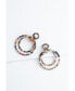 Фото #1 товара Margot Multicolored Resin Dangle Earrings