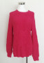 Фото #4 товара Lauren Ralph Lauren Women's Crew Neck Pullover Cable Knit Sweater Pink Size S