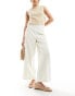 Фото #1 товара ASOS DESIGN tailored culotte trouser in cream