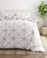 Фото #2 товара Home Collection Premium Ultra Soft Edgy Flowers Pattern 3 Piece Reversible Duvet Cover Set, King/California King