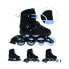 Фото #1 товара Spokey Quattro 4IN1 inline skates SPK-943430 size 34-37 BK/VT