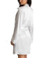 ფოტო #5 პროდუქტის Sonya Embellished Satin Bridal Wrap Robe