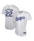Фото #1 товара Big Boys and Girls Clayton Kershaw White Los Angeles Dodgers Home Player Game Jersey