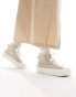 Фото #4 товара Converse Chuck Taylor All Star Lift Hi wool trainers in beige