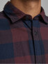 Pánská košile JJEGINGHAM Slim Fit 12181602 Port Royale