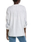 Фото #2 товара Renuar High-Low Linen-Blend Blouse Women's