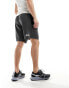 The North Face Training fleece shorts in charcoal