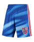 Фото #3 товара Men's Blue New Jersey Nets Hardwood Classics Swingman Shorts