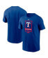 Фото #1 товара Men's Royal Texas Rangers 2023 World Series Champions Banner T-shirt