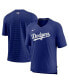 Фото #2 товара Men's Royal Los Angeles Dodgers Authentic Collection Pregame Raglan Performance V-Neck T-shirt