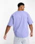 Champion Reverse Weave premium t-shirt in blue