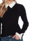 Women's Peter-Pan Collar Pullover Long Sleeve Sweater